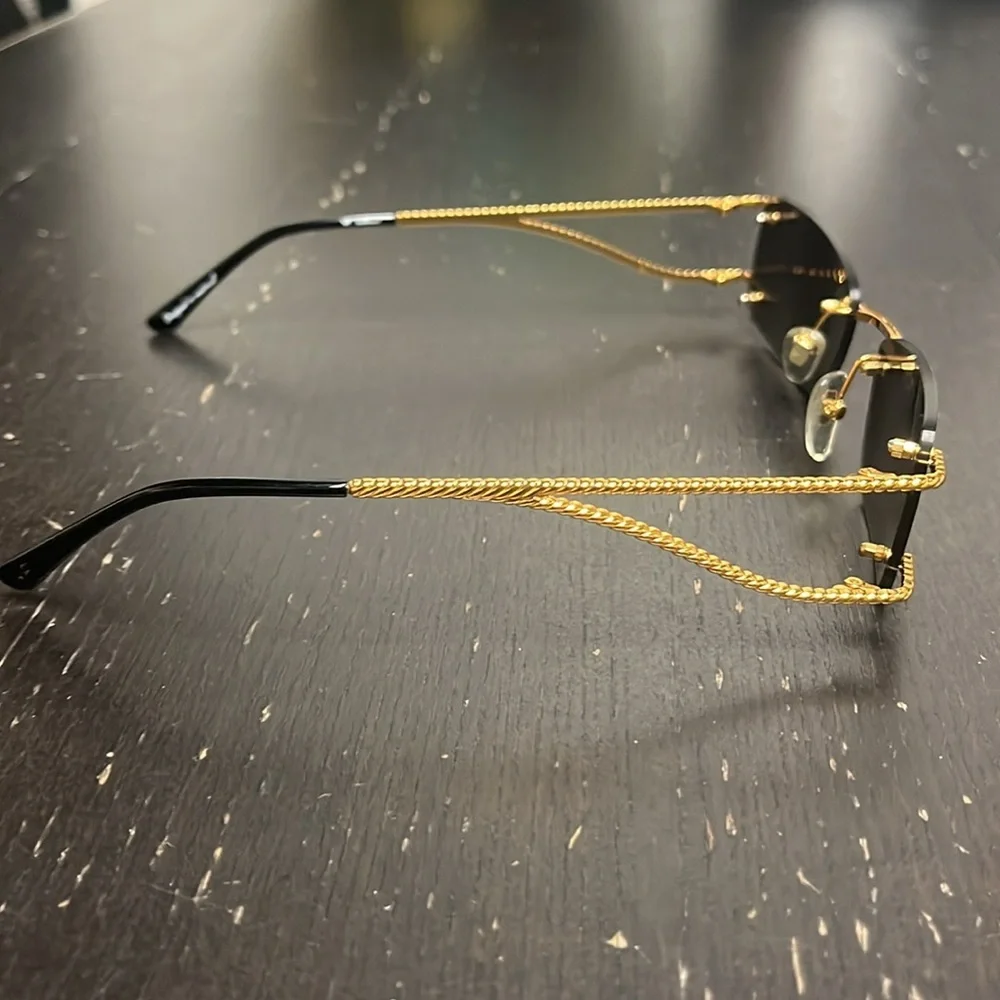 BAL HARBOUR DRILL MOUNT 24KT GOLD - Picture 8 of 11